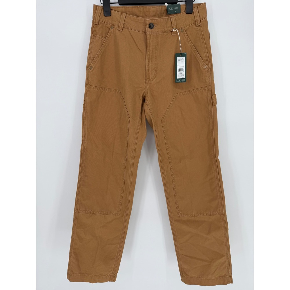 Alpine Design Men's‎ Brown Utility Work Pants Relaxed Fit 40x32 Organic Cotton